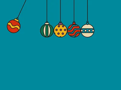 A Christmas GIF 2d animation christmas geometric illustration motion motion graphics