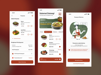 Self Order - Food Ordering App case study figma food food aplication graphic design inspiration mobile mobile design ui