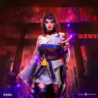 HANA Photoshop Manipulation Project branding graphic design