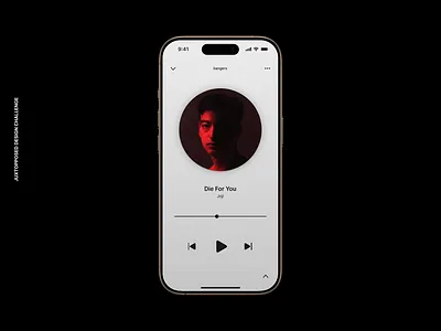 Juxtopposed Design Challenge | Day 02 | Spotify | Minimal