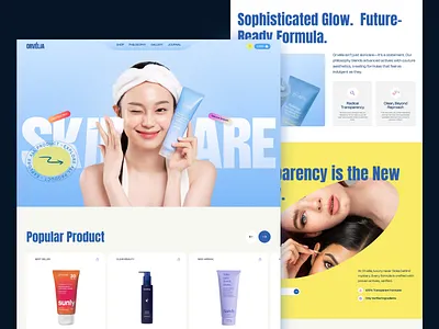 Beauty Ecommerce Website Design beauty brand beauty ecommerce beauty product beauty website branding ecommerce ecommerce landing page ecommerce product design ecommerce ui ecommerce website health app online shop salon website shop ui shopping website skincare skincare website wellness wellness website