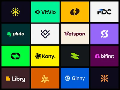 Logo Collection '24-'25 brand brand guidelines brand identity brand sign branding collection design graphic design halo lab identity logo logo design logo designer logofolio logotype packaging sign