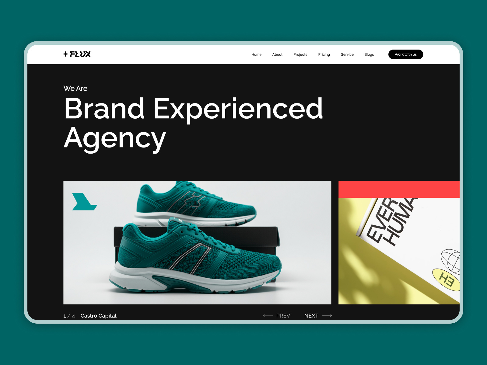 Flux – Modern Portfolio & Agency WordPress Theme agency theme branding creative studio design design agency drag and drop freelance portfolios multipurpose theme portfolio theme premium themes responsive design wordpress wordpress theme