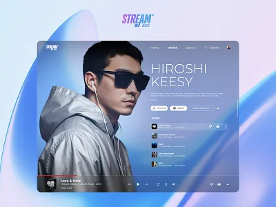 Stream figma mobile design streaming platform ui ux web design