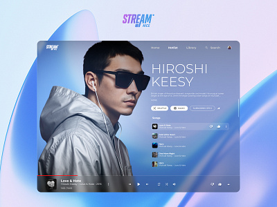 Stream figma mobile design streaming platform ui ux web design