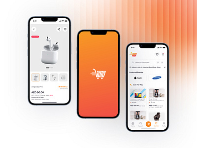 VOTO Mobile App Design (E-Commerce) ai app ar clean ui e commerce app glass effect minimal app mobile app design mordern app online store ui user interface design ux case study vr