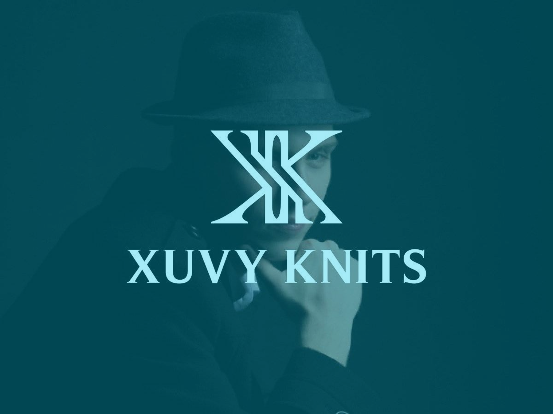 XUVY KNITS LOGO branding design graphic design logo logo design modern logo