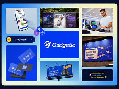 Gadgetic - Branding Design accessories advertising brand identity branding branding logo design device gadget graphic design inspiration logo logo design logo maker logos logotype visual identity