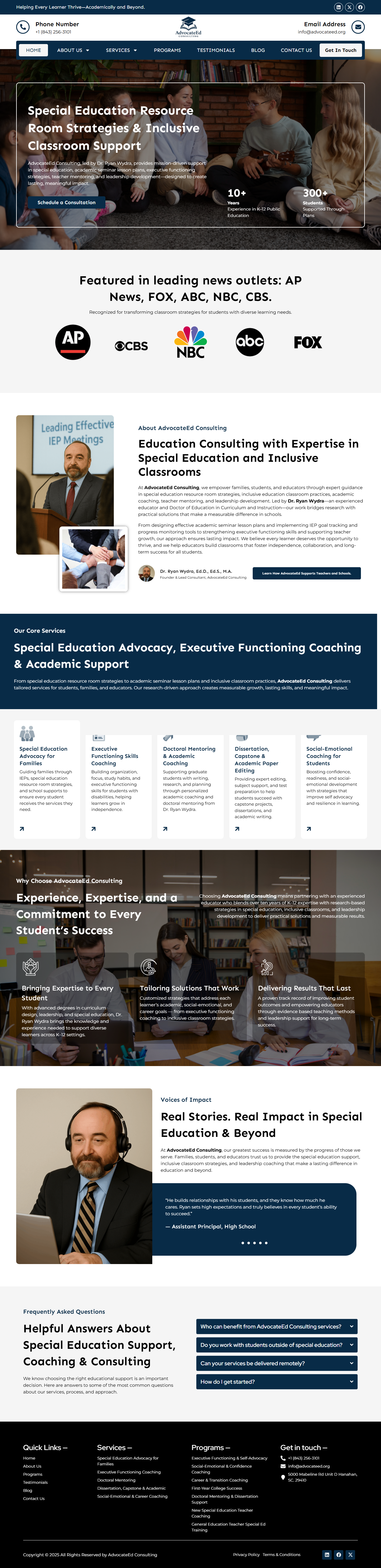 Inclusive Education Website Redesign branding business design graphic design growth illustration landingpage logo nexilup ui vector webdesign webxpart