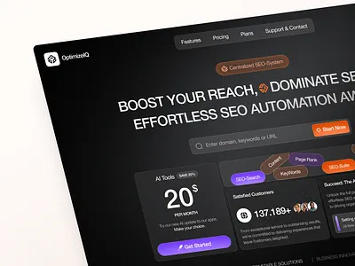 Web design for SaaS design interface product service startup ui ux web website
