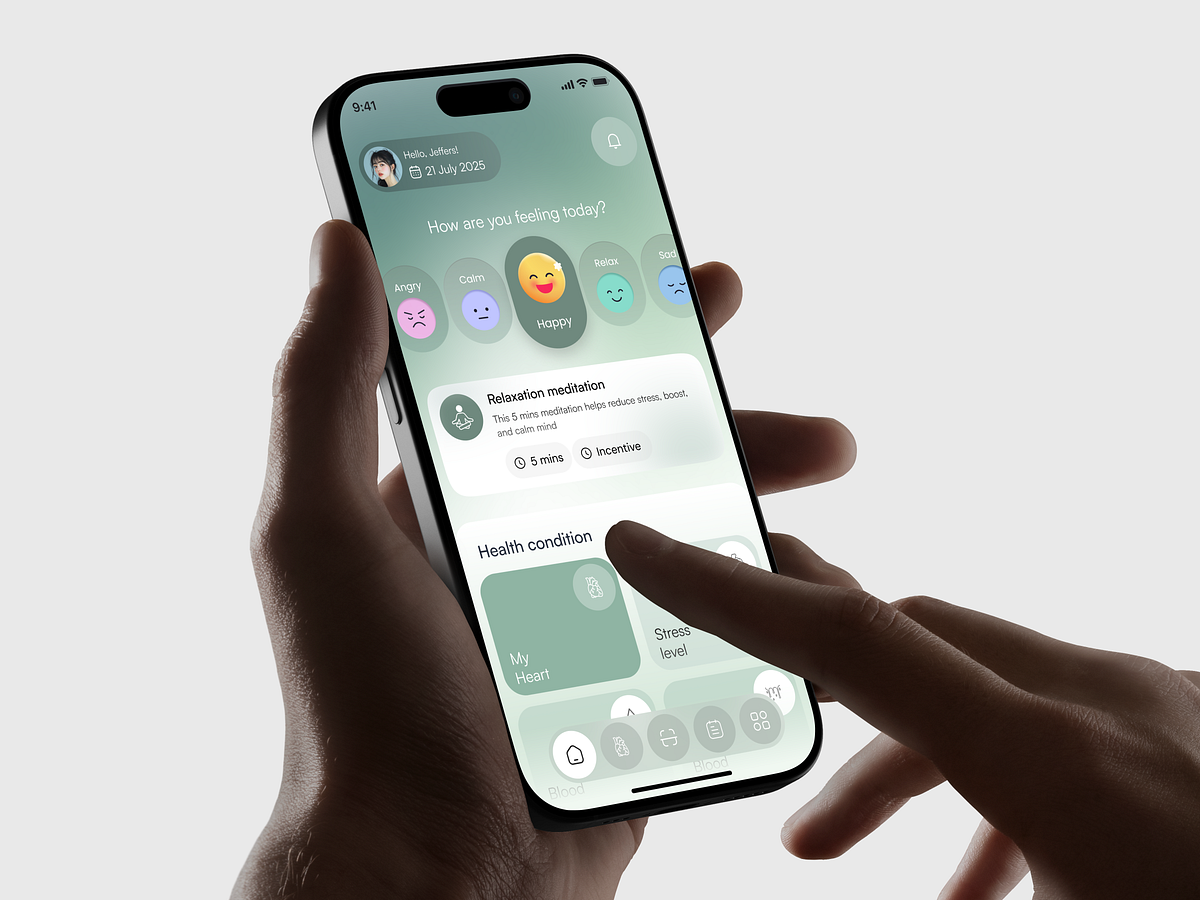 Modern Wellness & Meditation App