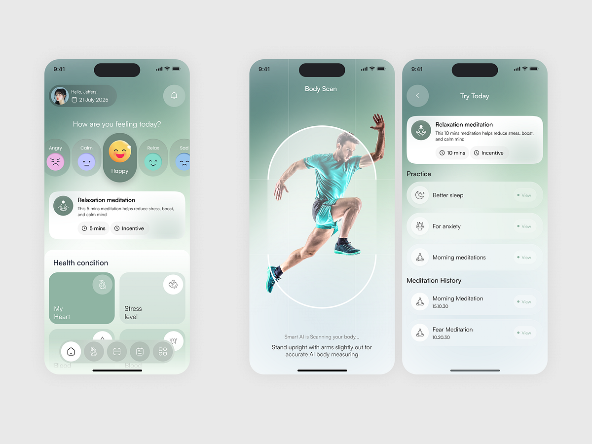 Modern Wellness & Meditation App Image 5