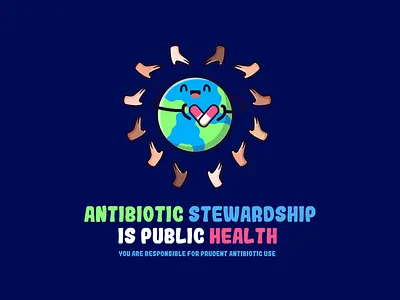 Antibiotic Stewardship - Cute Illustration Design cartoon cartoon logo cute illustration cute logo health healthcare illustration kawaii kawaii logo logo publicheath