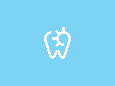 Tooth Sun Logo abstract brand clinic company dental dentist design health healthcare logo logo design minimalist modern sun sunrise tooth