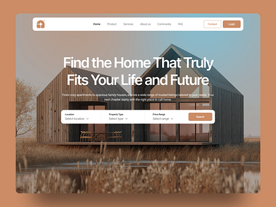 Homely — Modern Real Estate Website Design branding design figma graphic design house housing website housing website design illustration logo real esate website design real estate ui uiux ux web design