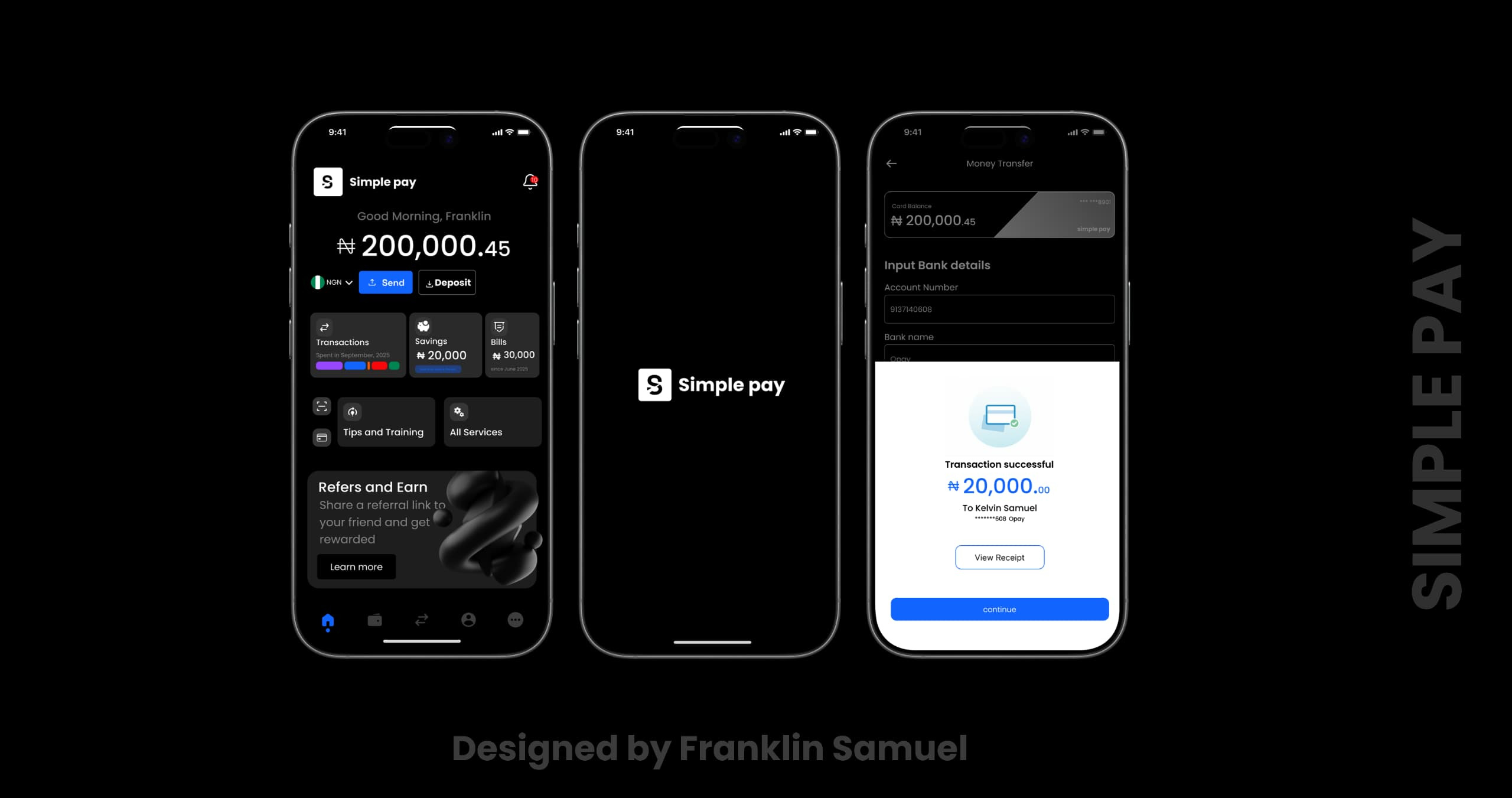 Example of Minimal Mobile App Design 