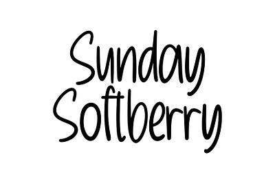 Sunday Softberry Monoline Font branding design font graphic design illustration logo monoline script softberry sunday