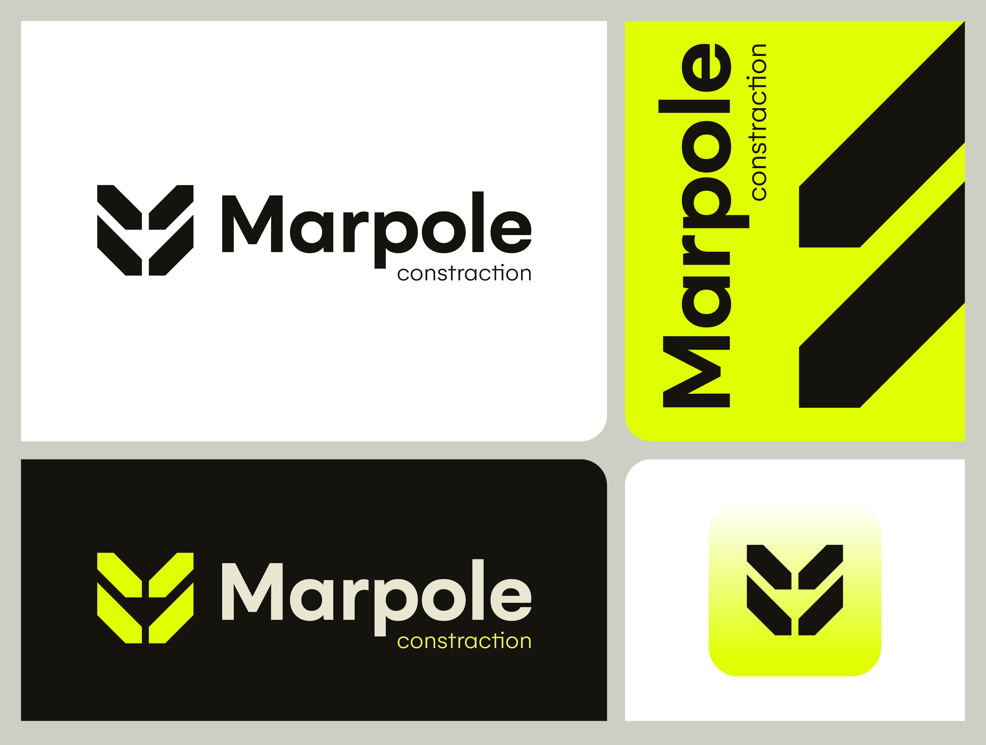 Marpole Logo & Lranding brand identity branding construction logo geometric logo identity logo logo design logo mark logodesign logotype m logo minimalist logo modern logo symbol vector
