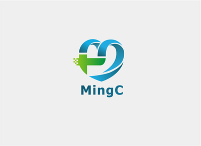 logo design-MingC Medical Technology branding graphic design illustration logo