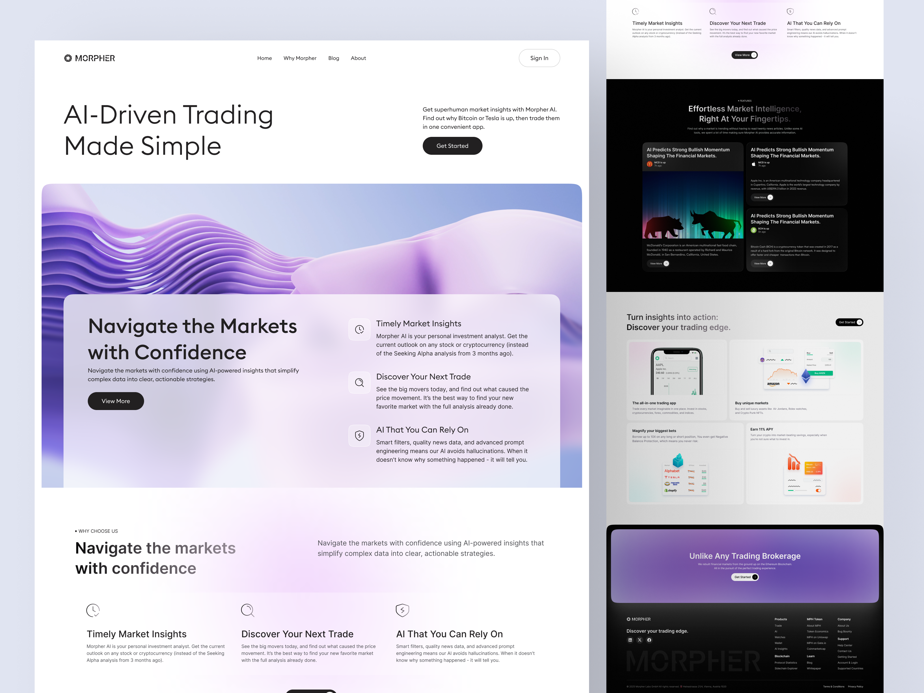 AI Trading Landing Page ai ai crypto trading ai trading bitcoin blockchain crypto crypto trading cryptocurrency exchange finance fintech forex landing page landingpage trading trading ui ui design ux design web design web3