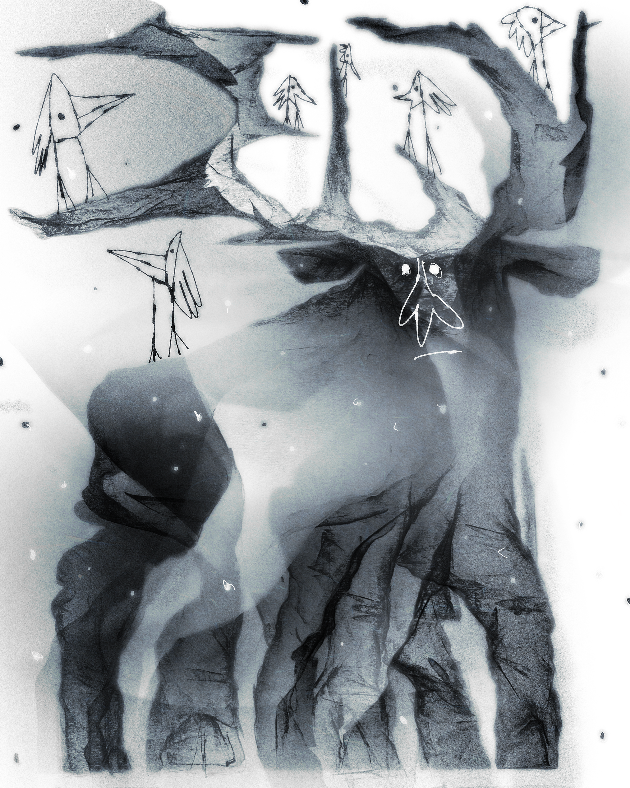 Deer | Inktober illustration book book illustration character character design digital art digital illustration drawing illustration photoshop poster procreate traditional art