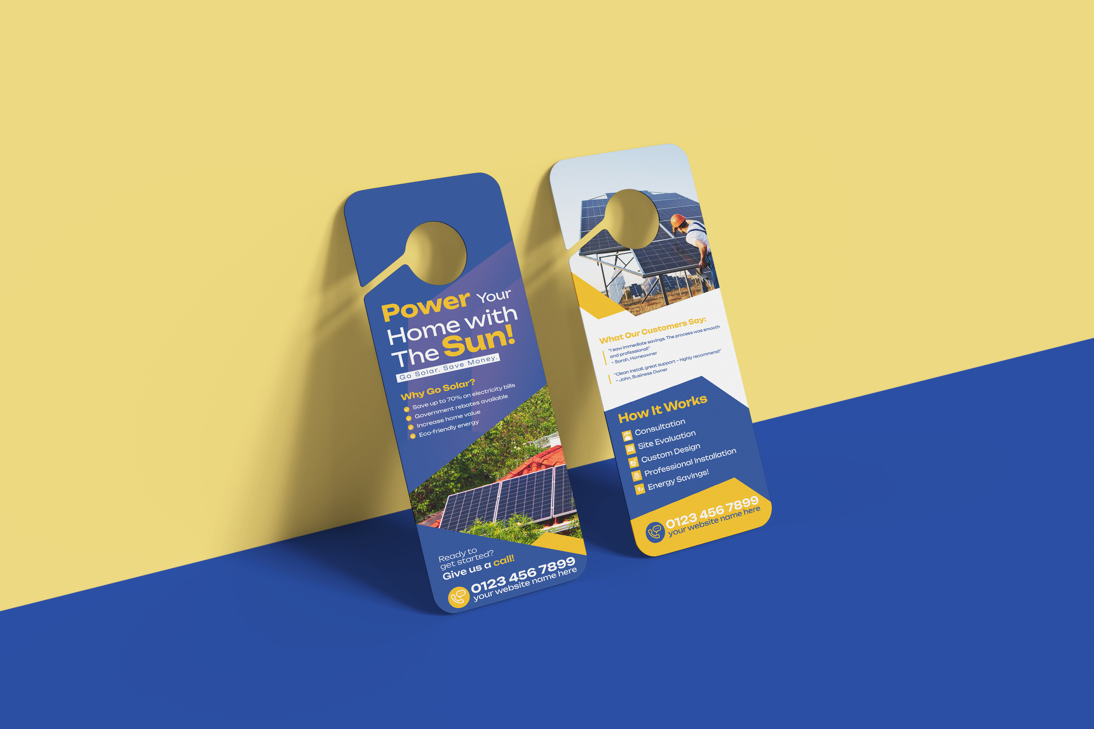 Example of Door Hanger Design For Business