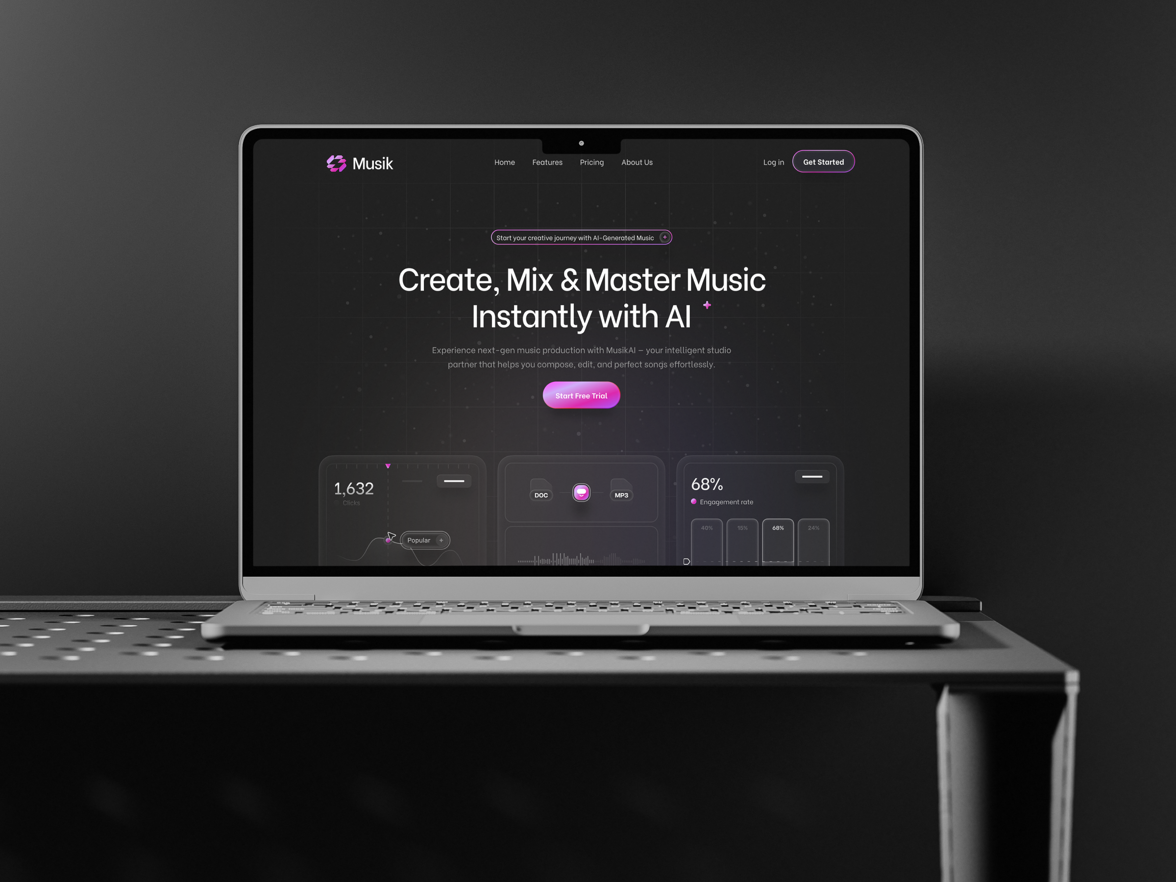 Example of Ai Powered Website Design