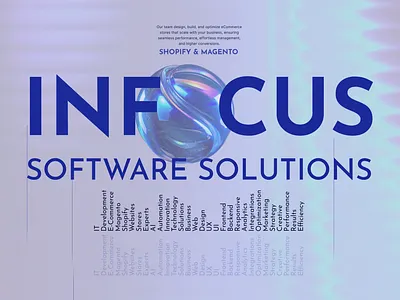Infocus aidesign clean ui ecommercedesign graphic design magentodevelopment responsivedesign shopifydesign techcompany ux design webdevelopment