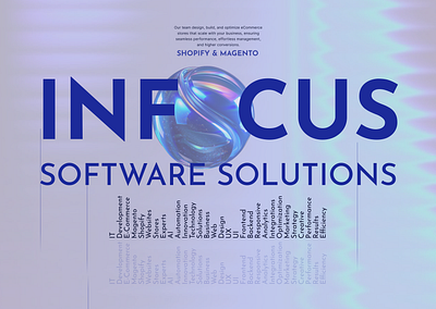 Infocus aidesign clean ui ecommercedesign graphic design magentodevelopment responsivedesign shopifydesign techcompany ux design webdevelopment
