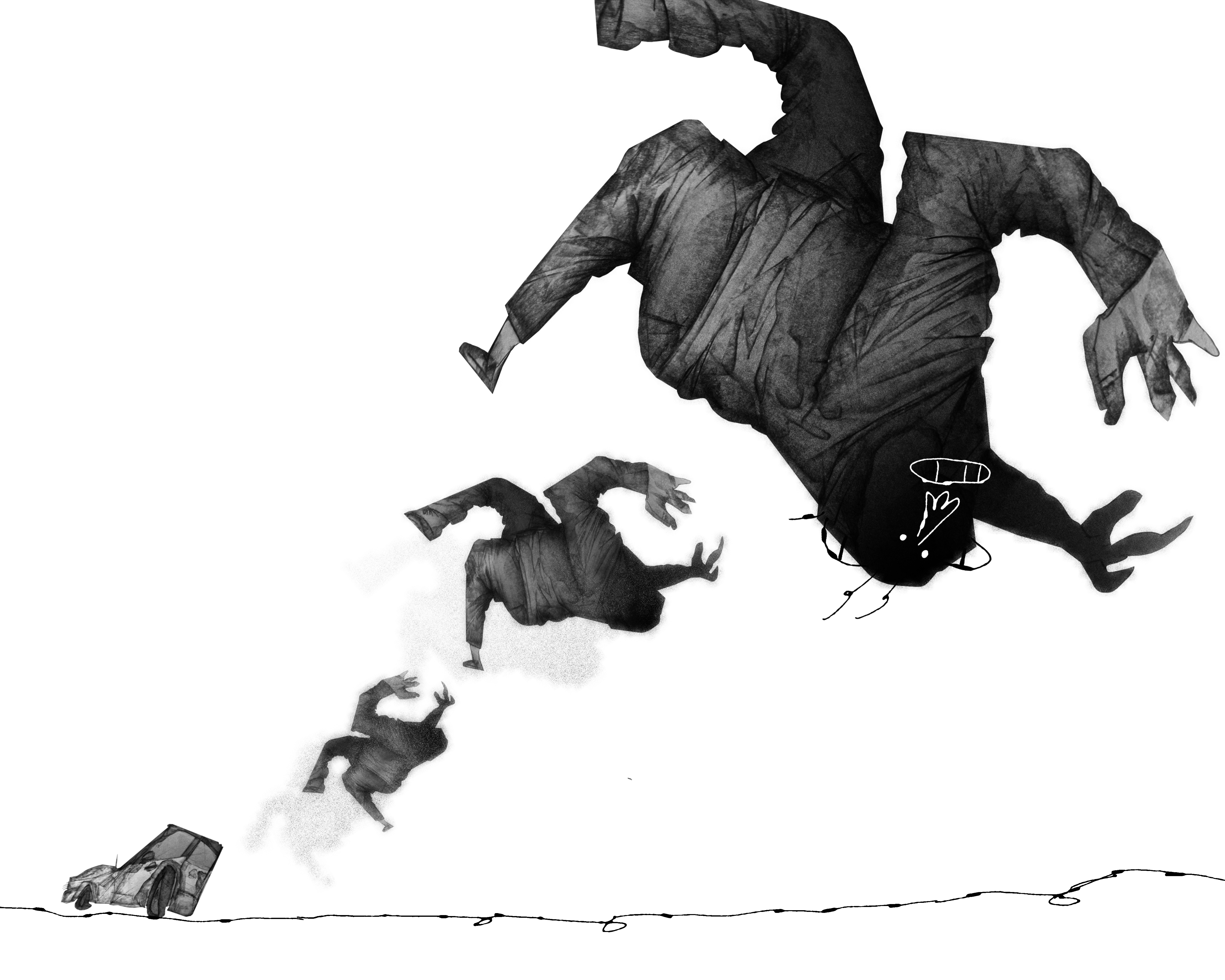 Sweep | Inktober illustration black and white book illustration character character design design digital art digital illustration graphic graphic design illustration photoshop procreate