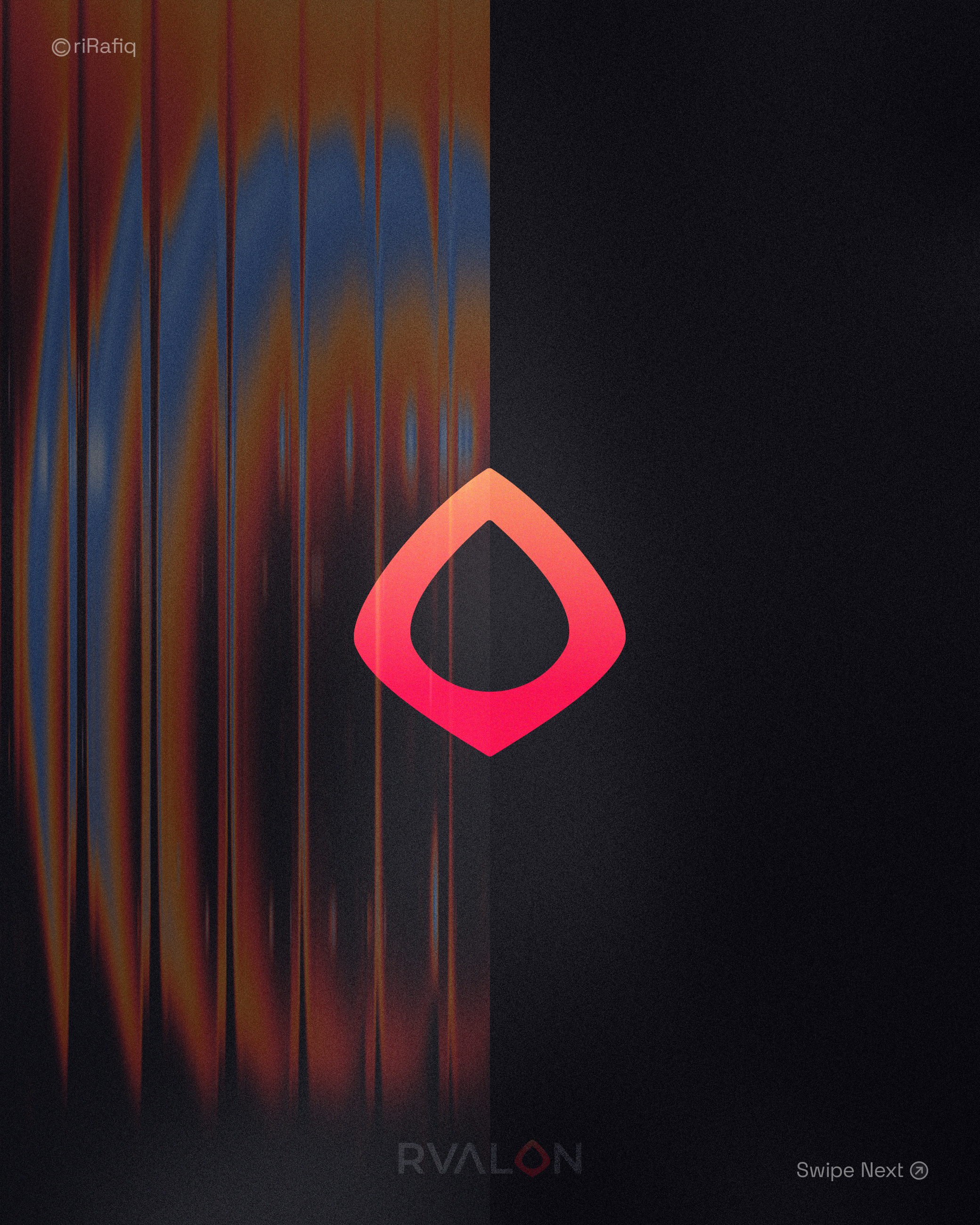 RvalOn - Logo Design Branding💧 brand identity branding design drop droplogo gradient logo graphic design illustration letter o logo logo design logo presentation mark logomark brandmark modern logo o logo ravlon rirafiq studio vector water