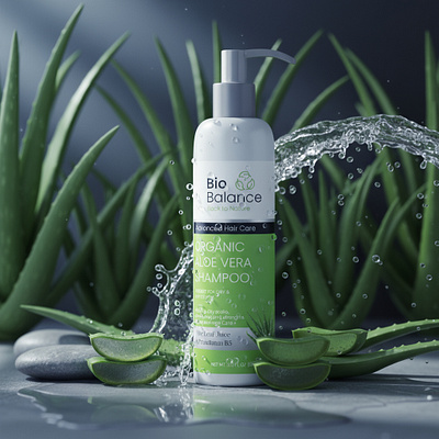 Aloe vera shampoo label design | cosmetic and skin care label aloe vera label design aloe vera shampoo cosmetic label graphic design healthcare label design organic label design packaging design product label design shampoo label design skincare product label willness