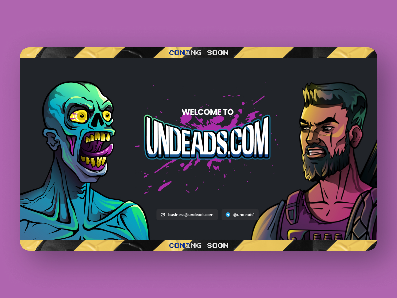 Zombie NFT Pre-Sale Landing — Comic-Style Design for Undeads by vino_costa  for Roobinium on Dribbble