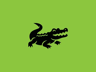Crocodile africa animal branding crocodile design graphic design green hunt icon illustration logo logo design minimalist reptile vector