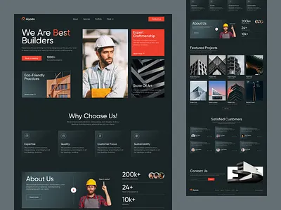 Clean UI concept for real estate website black branding building creative desgin elegant full desgin graphic design home landing page minimal minimalist product real estate riad top design ui ux web web design website
