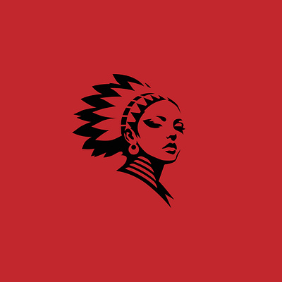 American american beauty branding design feathers girl graphic design icon illustration indian logo logo design minimalist native premium shaman vector woman