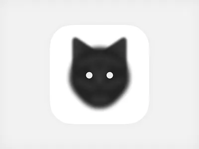 App Icon Concept 05 app app icon black black cat cat concept halloween icon ios mobile