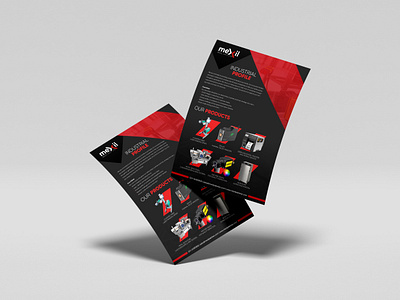 Industrial Product Flyer Design for Mexil Industries cyberavanza