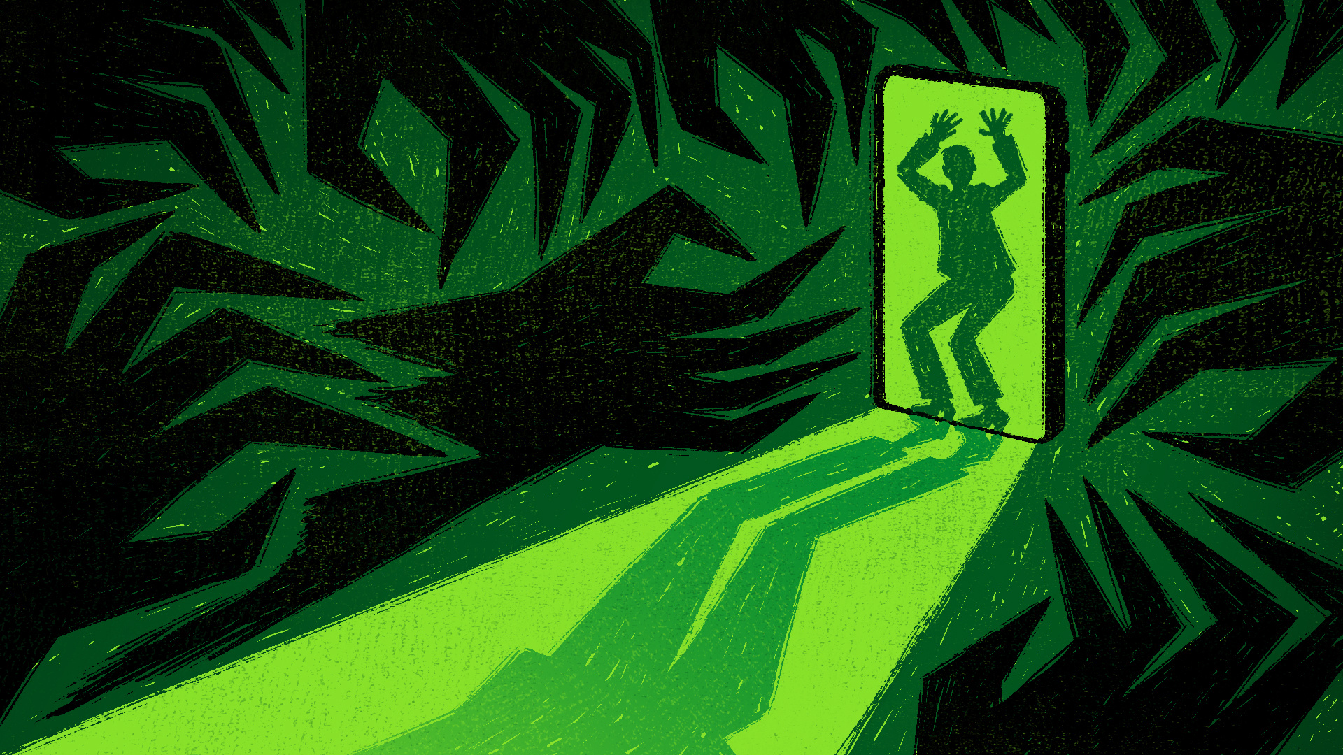 Data breach breach cyber data door film hands identity illustration light noir pencil retro security shadow silhouette theft