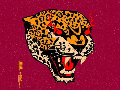腐った cartoon cat character design graphic design illustration jaguar vector