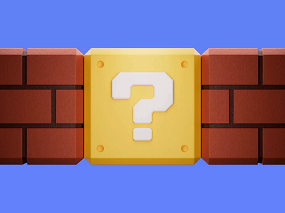 Super Mario Bros 3d animation box cgi cinema 4d coin super mario bros