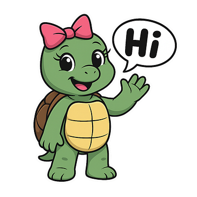 Queen Turtle Collection art design digital emoji emoticon graphic design illustration png printable sticker transparent turtle