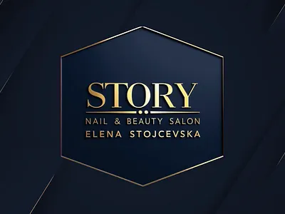 Business Card for Story Nail and beauty salon branding business card design graphic design