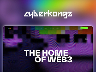 CyberKongz Website blockchain crypto figma gsap jitter nft ui uiux web design web3 webflow