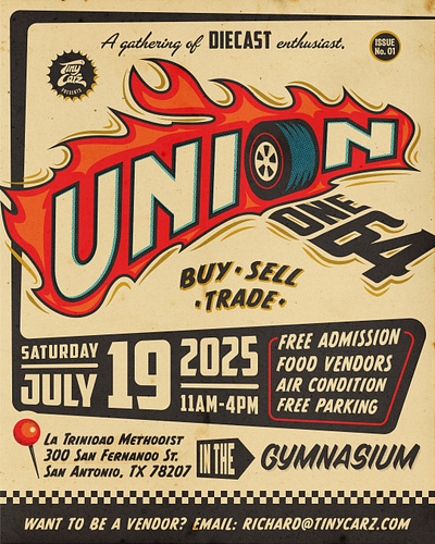 Union 1:64 - Poster Design cars design diecast hot rod hot wheels illustration poster design racing typography
