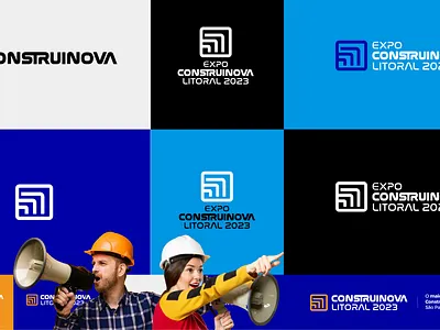 Expo Construinova Litoral - IDV branding graphic design identidade visual logo minimal