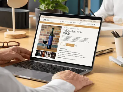 Brewery & Winery Web Design Product Page branding design graphic design ui web design website website design