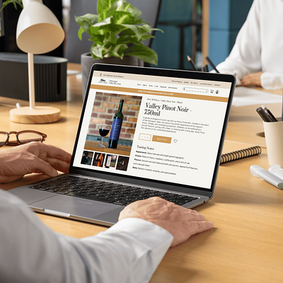 Brewery & Winery Web Design Product Page branding design graphic design ui web design website website design