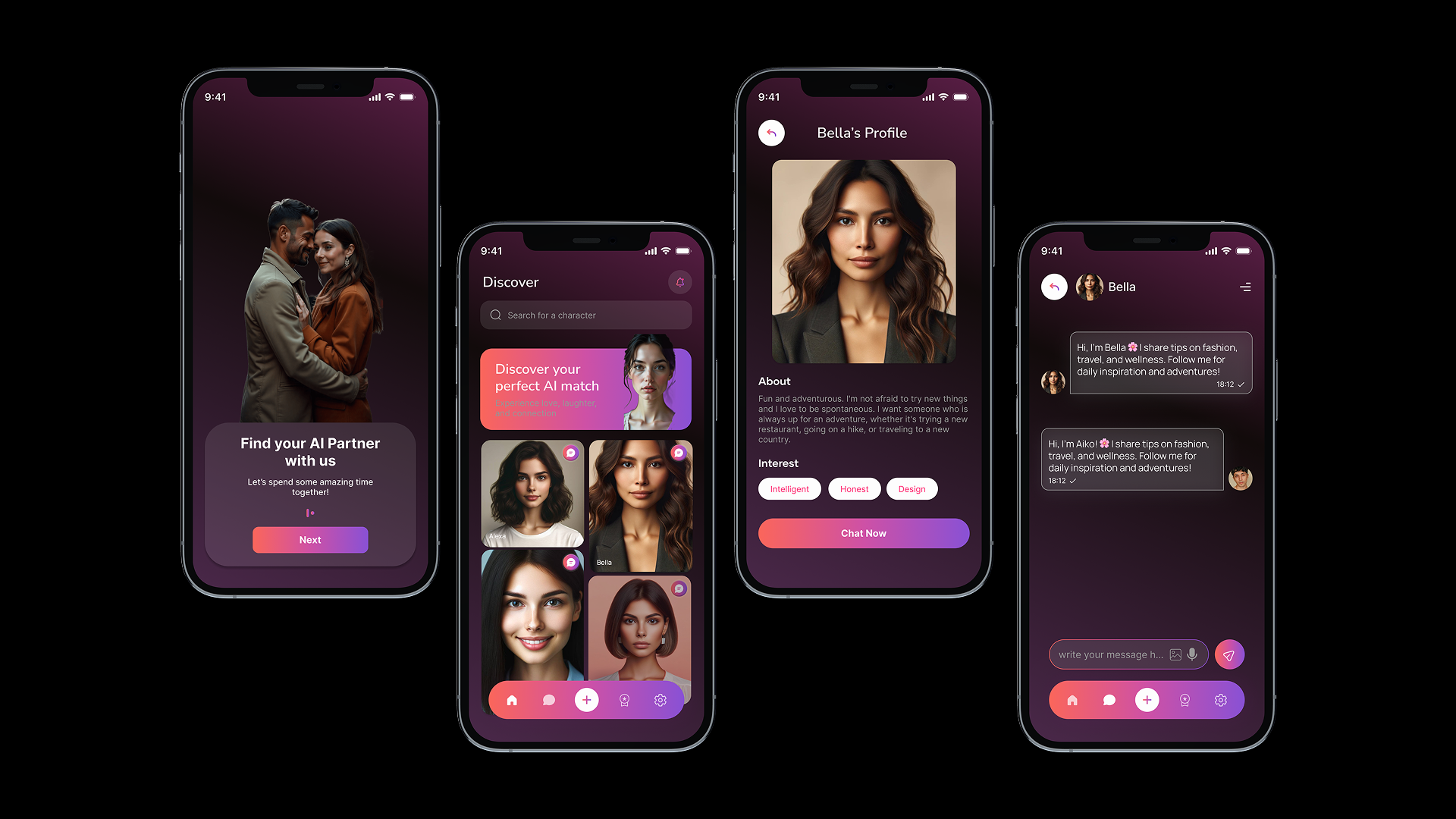 Example of Professional Mobile App UI/UX