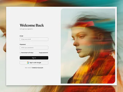 Minimal Login concept login login page minimalist shot ui ux web